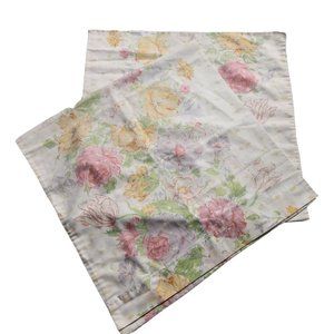 2 Vintage Springmaid Floral King Sized Pillowcases Flower Cottagecore Flowers